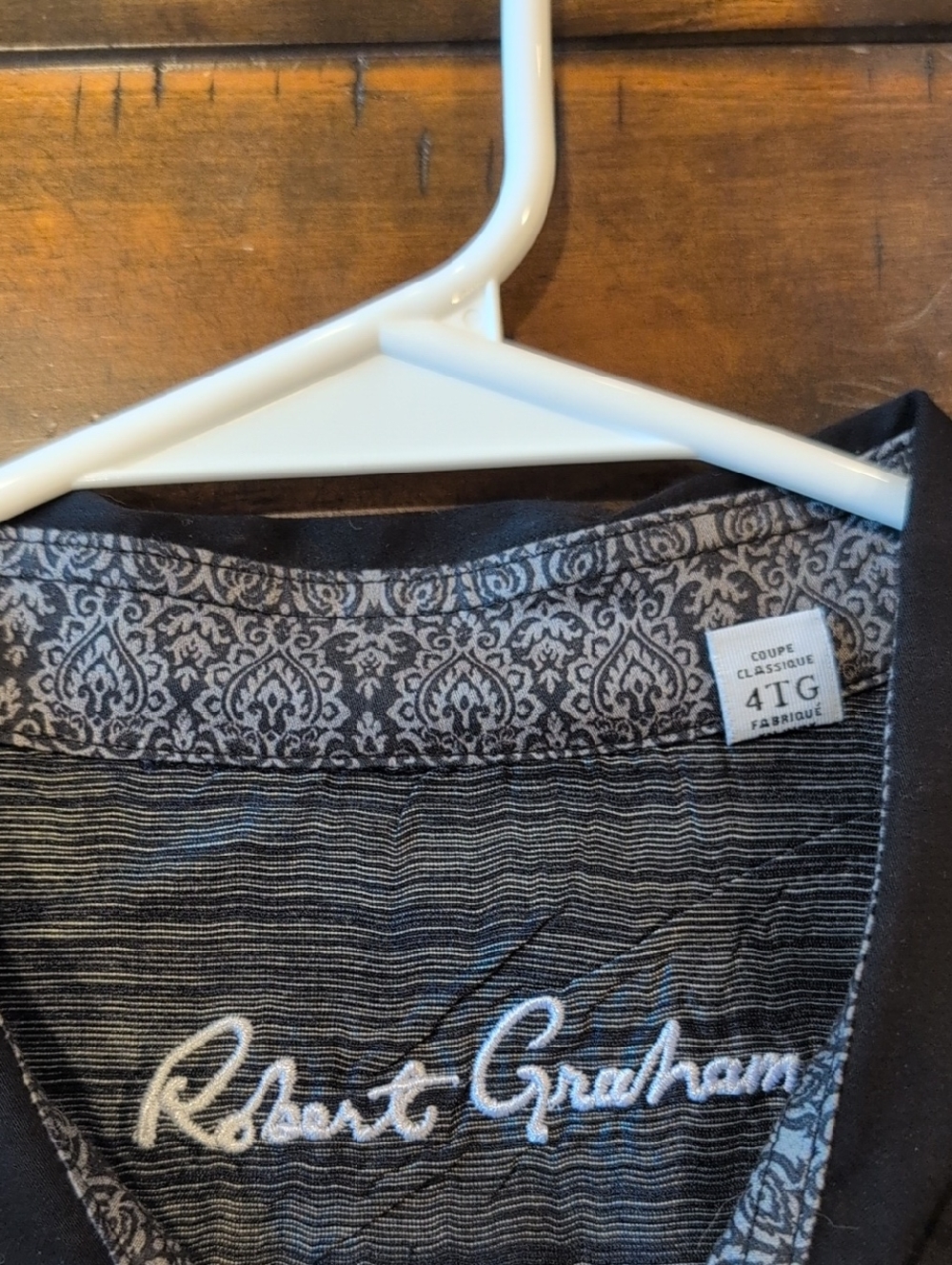 Robert Graham Rutherford Sport Shirt Long Sleeve Printed Cuff - Picture 4 of 7